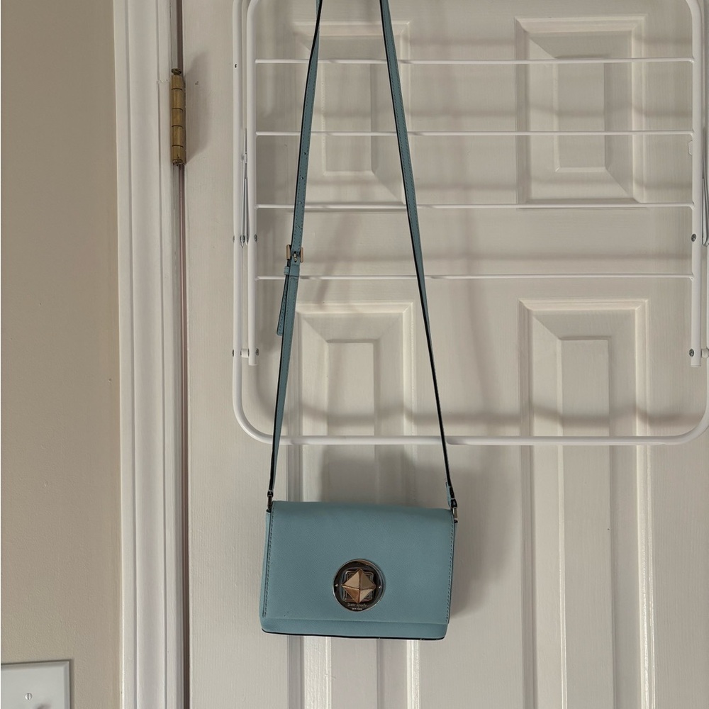 Kate Spade Blue Crossbody Bag with Modern Design
